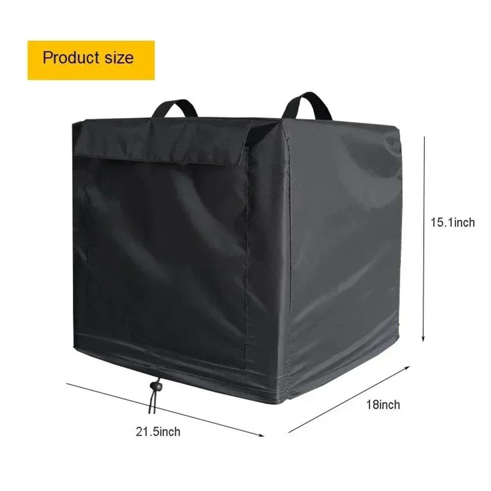 Outdoor Pizza Oven Cover With Pocket Dust Cover 21.5"*18"*15.1" Square Pizza Oven Cover Waterproof/stain-resistant Oven Parts