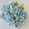 Silk Fake Hydrangea Flowers Large Size Bridal Hydrangea Bouquet  for Home Party Wedding