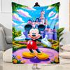 Mickey Mouse Castle Fantasy Blanket Soft & Cozy Perfect for Bed Sofa Seaside All-Season Use Digital Print Ideal Gift for Friends Family Couples Picnic
