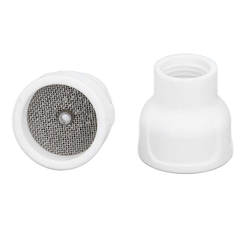 2PCS TIG Welding Cup White Color 2.4mm Filter Center Hole Ceramic TIG Cup for Argon Arc Welding Gun