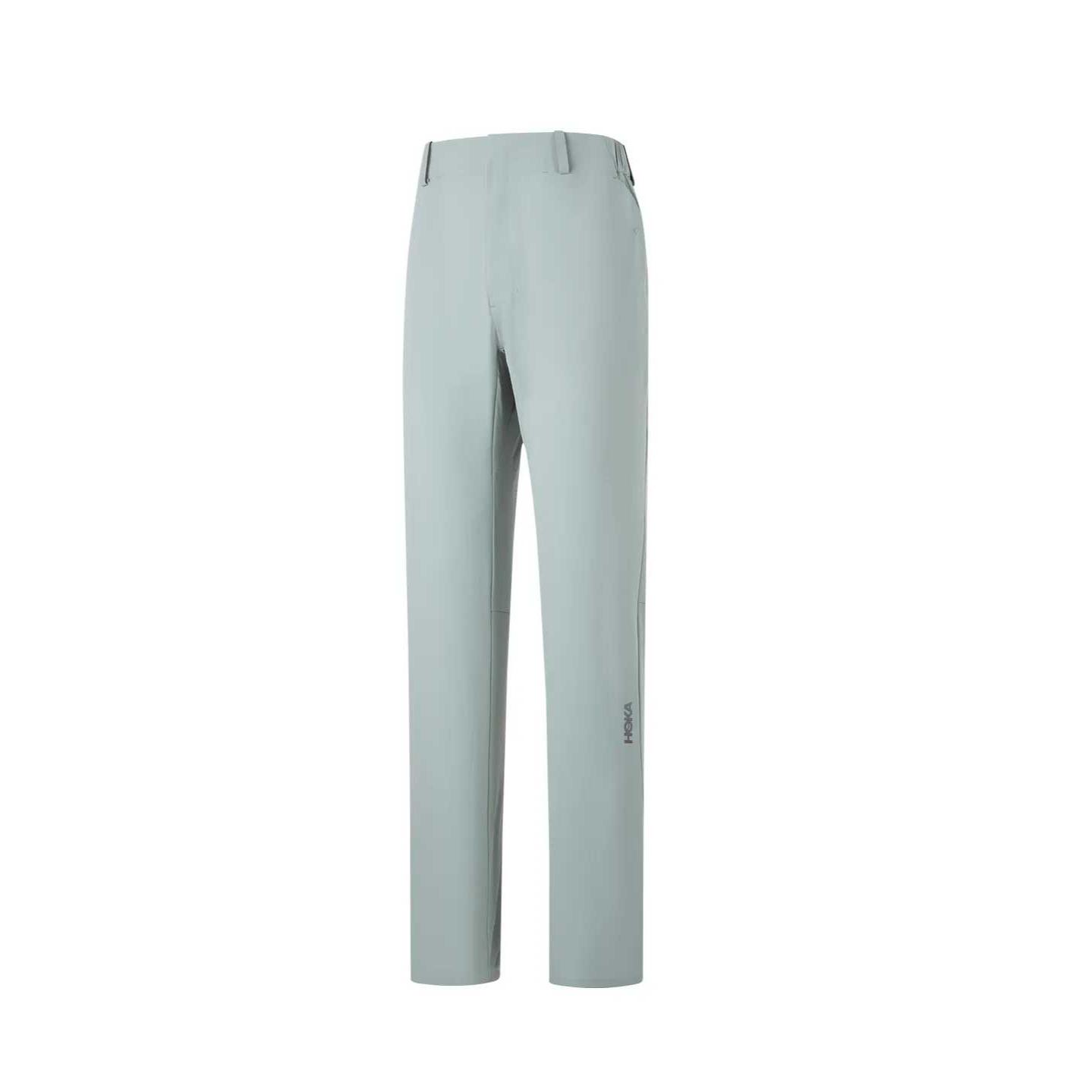 HOKA ONE ONE Solid Color Zipper Mid-Rise Water-Resistant Casual Pants Women bottoms 1182276-FSTY S