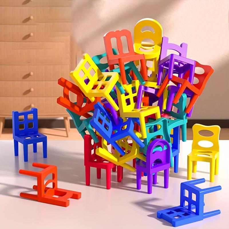 

Стулья для штабелирования, Набор пластиковой игры на баланс, Креативная строительная игра, Идеально подходит для Дня рождения, Рождественских подарков