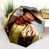 Cowboy Rifle Folding Umbrella Suitable For All Seasons Travel Light Printing Outdoor