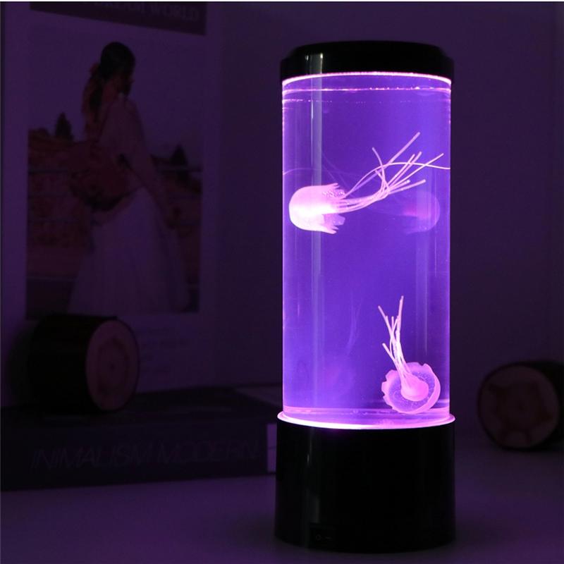 CYCLI-LED Jellyfish Night Light USB Powered Colorful Lighting Modes For Home Office Desktop Decorative Gifts
