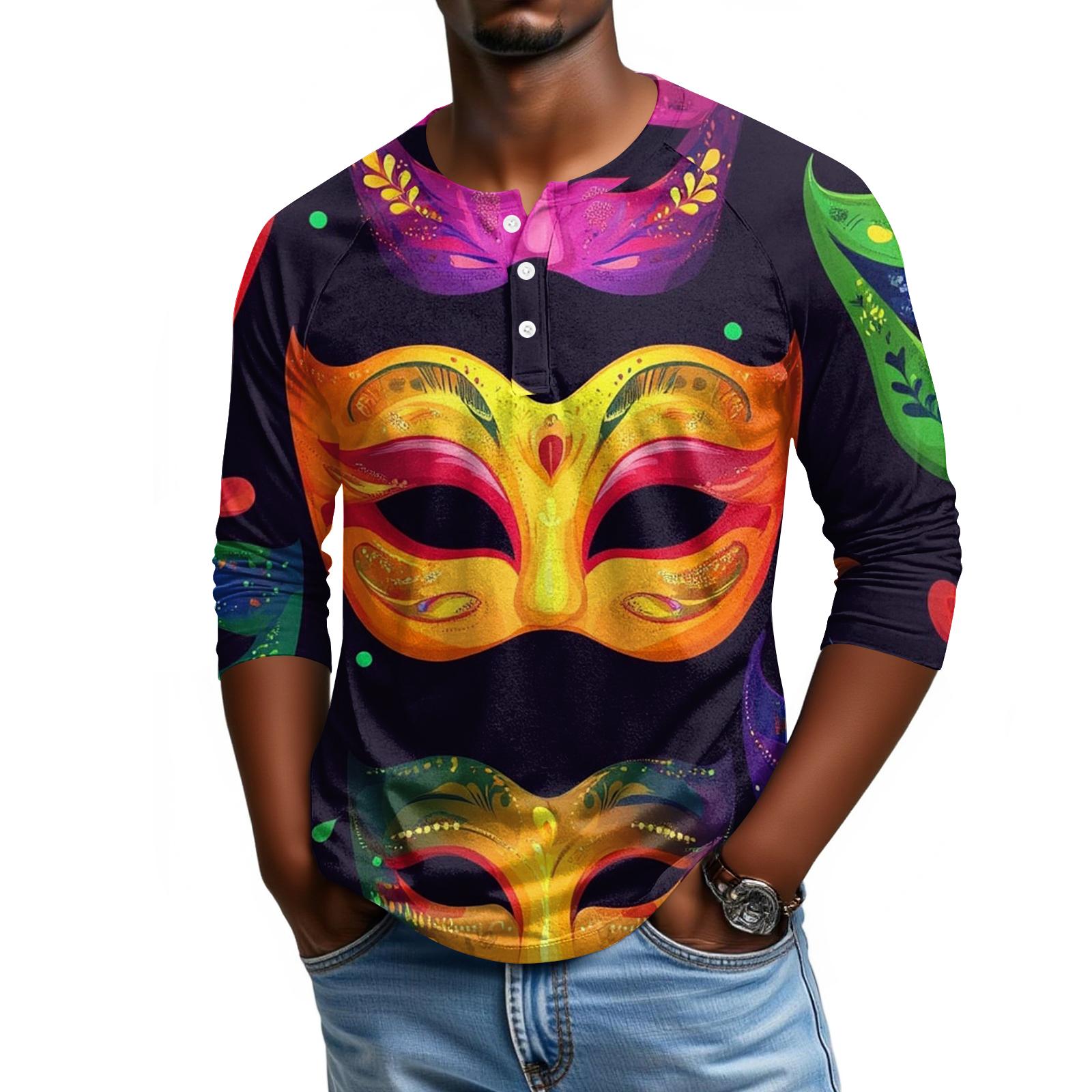 

Мужской топ с рукавом реглан и рукавом три четверти XL жёлтый