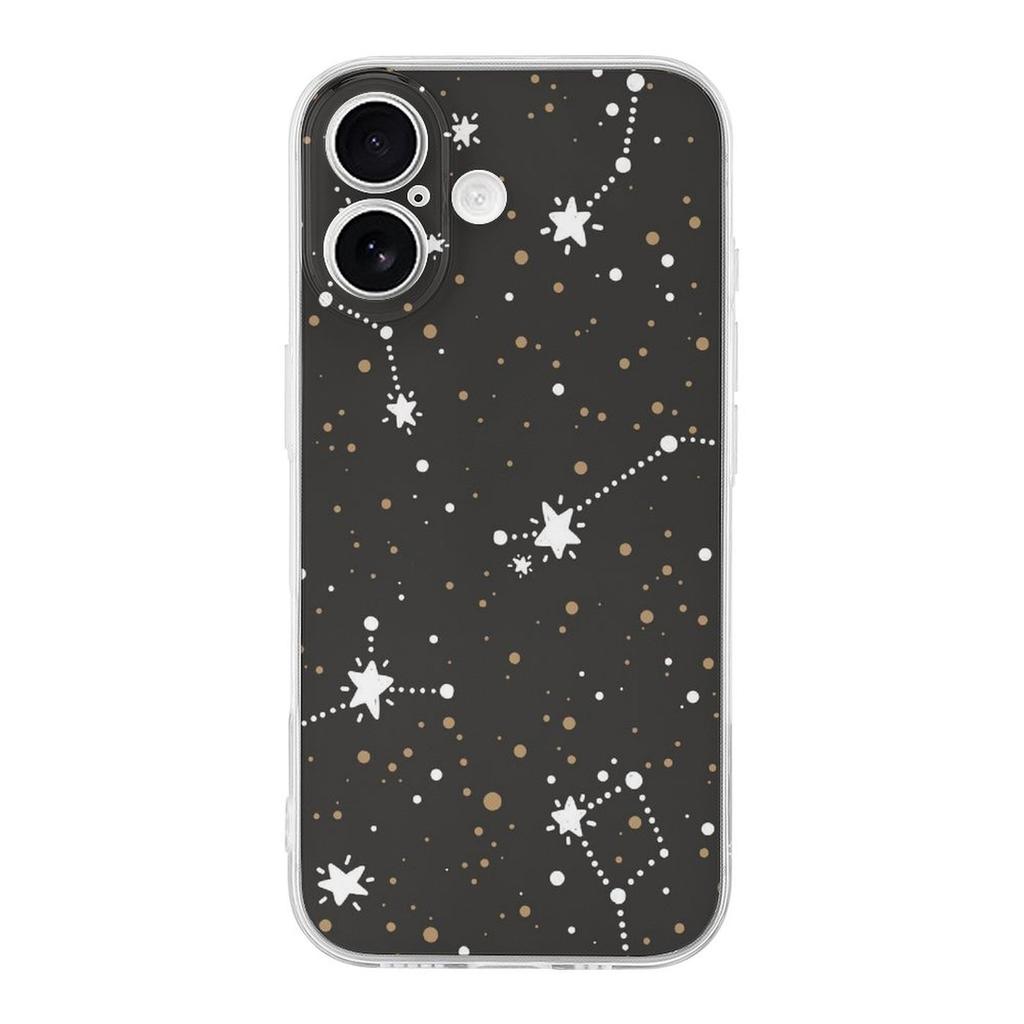 1 Pack For Iphone 17/17Air/17Pro/17ProMax Crystal TPU Shockproof Clear Case With Anti-Yellow Coating, Lens Lift And Slim Design