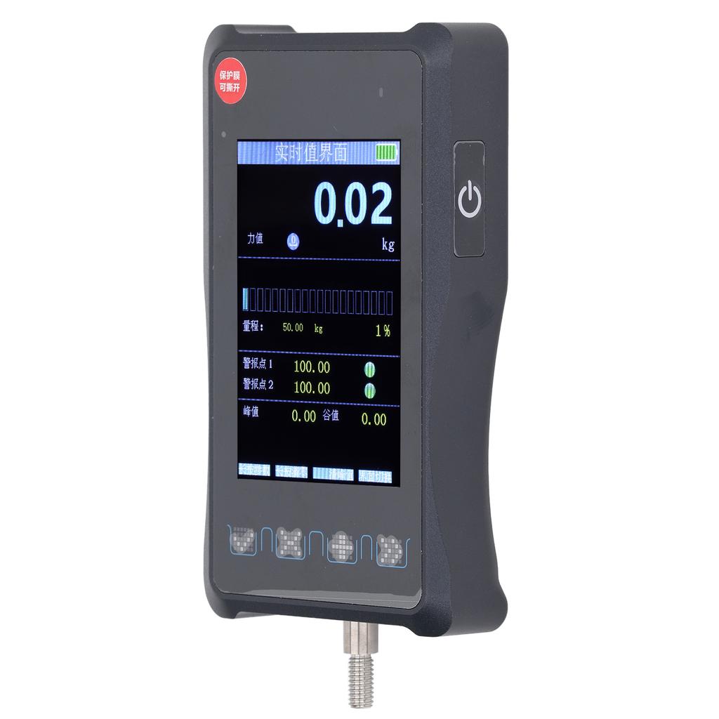 Push Pull Gauge Quick Response Light Indicator Multi Alarms Handheld Digital Force Gauge 1000N