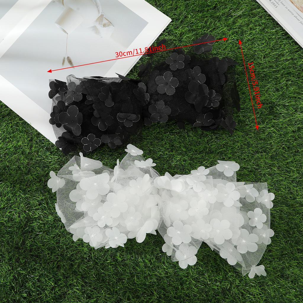 Super Große Schleife Haarspange Haarspangen Für Frauen Blume Schwarz Netz Haarklammer Mode Pferdeschwanz Strand Haaraccessoires Haarnadel Klammer