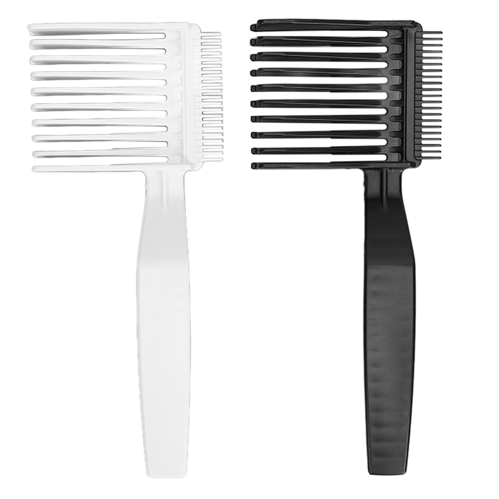 

2pcs Professional Hair Cutting Comb Rounded Teeth Barber Fade Combs for Hair Salon
