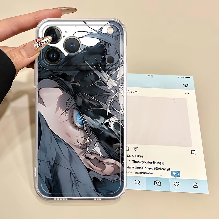 Case for iPhone 17 Pro Max 14 Plus 13 Pro Air XR 16 11 12 Mini 15 XS Max 7 8 Soft Phone Cover J-Jujutsus K-Kaisens