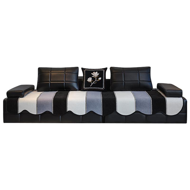 Special-Shaped Sofa Cushion, High-Grade Non-Slip Seat Cushion, Universal In All Seasons, Chenier Straight Row Anti-Cat Scratch Sofa Cover Cover Cloth