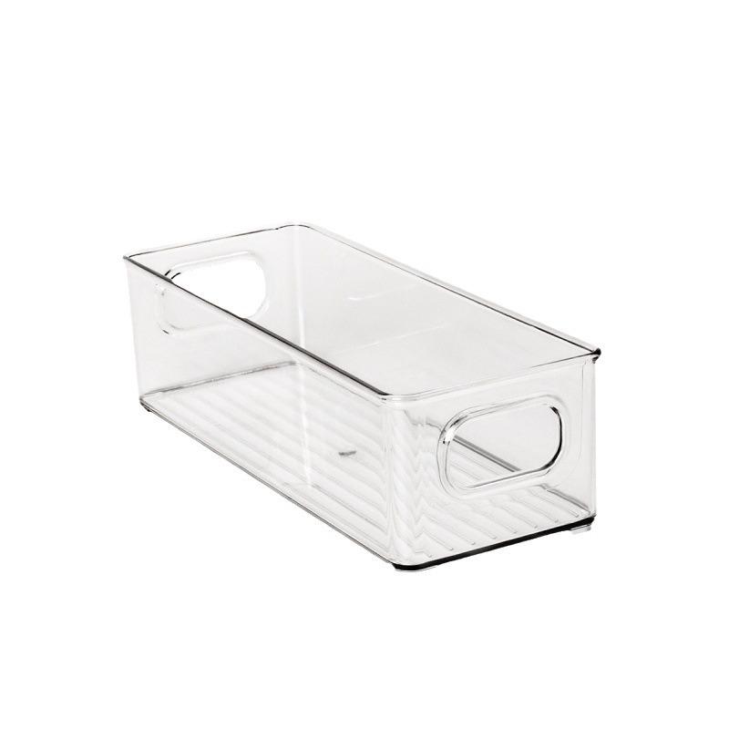 Portable Transparent Refrigerator Storage Box for Eggs, Fruits, and Vegetables - Freezer-Safe and Sealed Kitchen Organizer