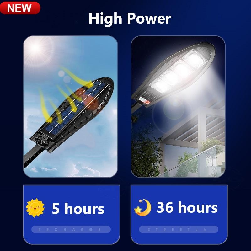 10000LM LED Solarleuchten Außen Garten Straßenleuchte mit Bewegungssensor und Fernbedienung Wasserdichte Wandleuchte für Garten