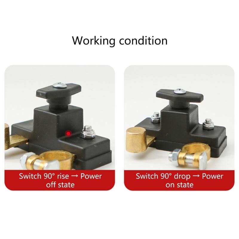 Automotive Battery Disconnect Switch Pure Copper Suitable for Efficient Power Management Longevity Extended Battery Life