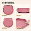 Non-Slip Silicone Bear Plate & Bowl Set for Baby Self-Feeding