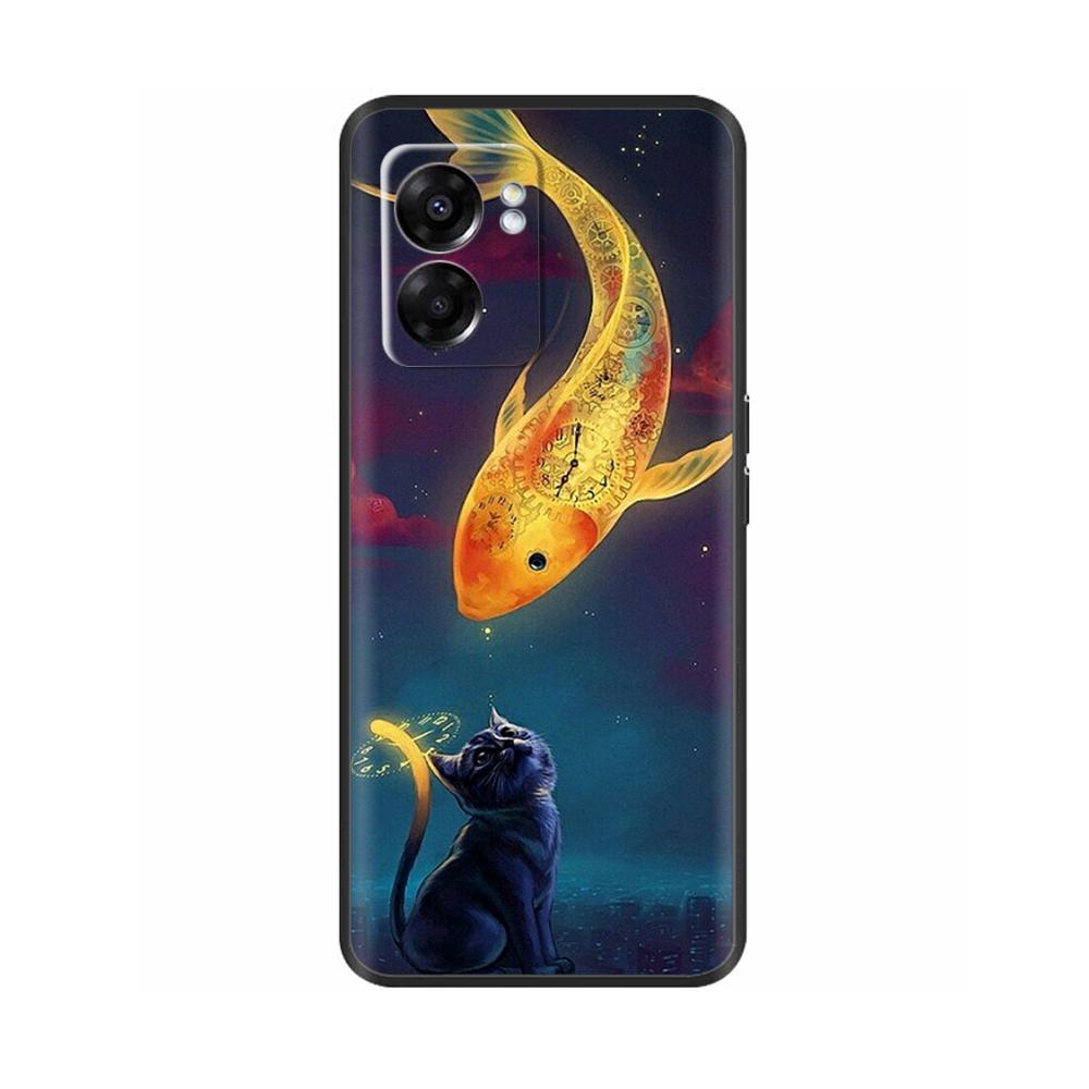 For OnePlus Nord N300 Case Stylish Painted Silicone Soft Protector Cover Cases For OnePlus Nord N300 N 300 CPH2389 Coque Fundas