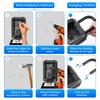 12 Digit Combination Lock Box Wall Safe Key Lock Box Large Capacity Weatherproof Outdoor Lockbox Spare Key Safe Storage Lock Box