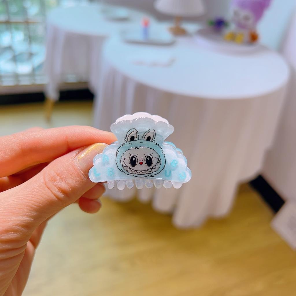 12 Bucăți/set Labubu Desene Animate Drăguț Labubu Clip de Prindere Versiune Coreeană Mini Clamă de Păr Piesă de Păr Disc Scărpinător Gheară de Rechin de Păr Gheară de Coadă Accesorii de Păr