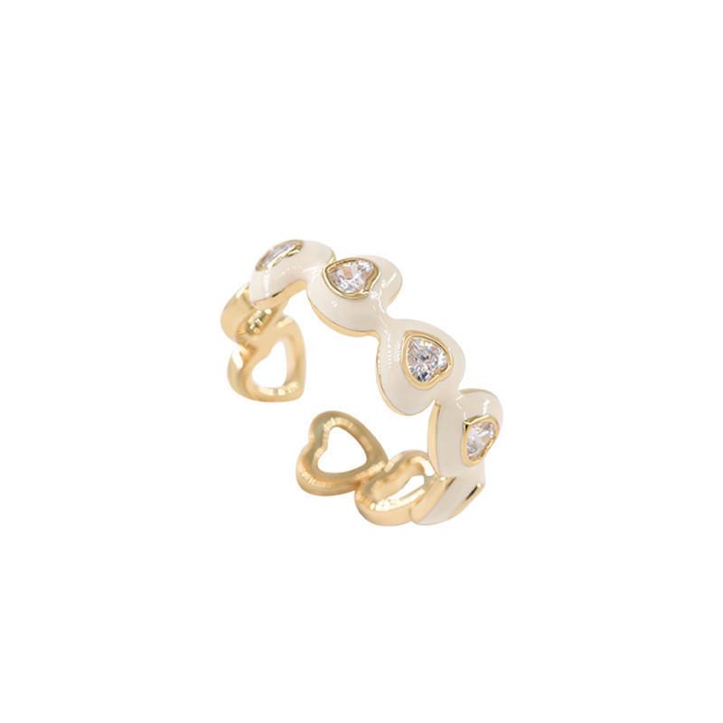 Fashion Forward Geometric Crystal Chain Ring For Women Perfect For Trendy Occasions