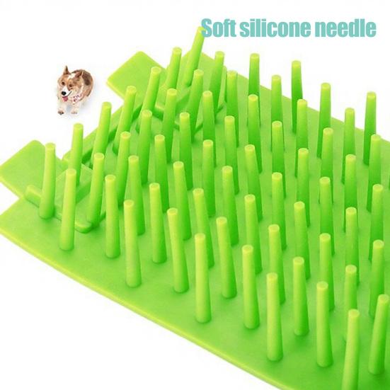 Dog Paw Cleaner Cup Portable Dog Paw Cleaning Tool Silicone Paw Cleaner with Soft Bristles for Medium Large Dogs Travel Park Visit