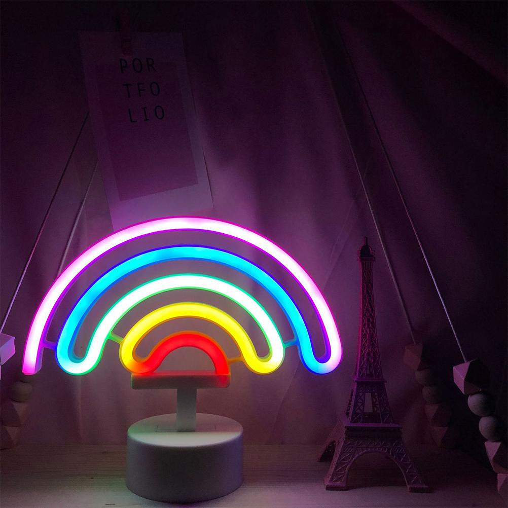 LED Neon Rainbow Lamp Decorative Ornament Light