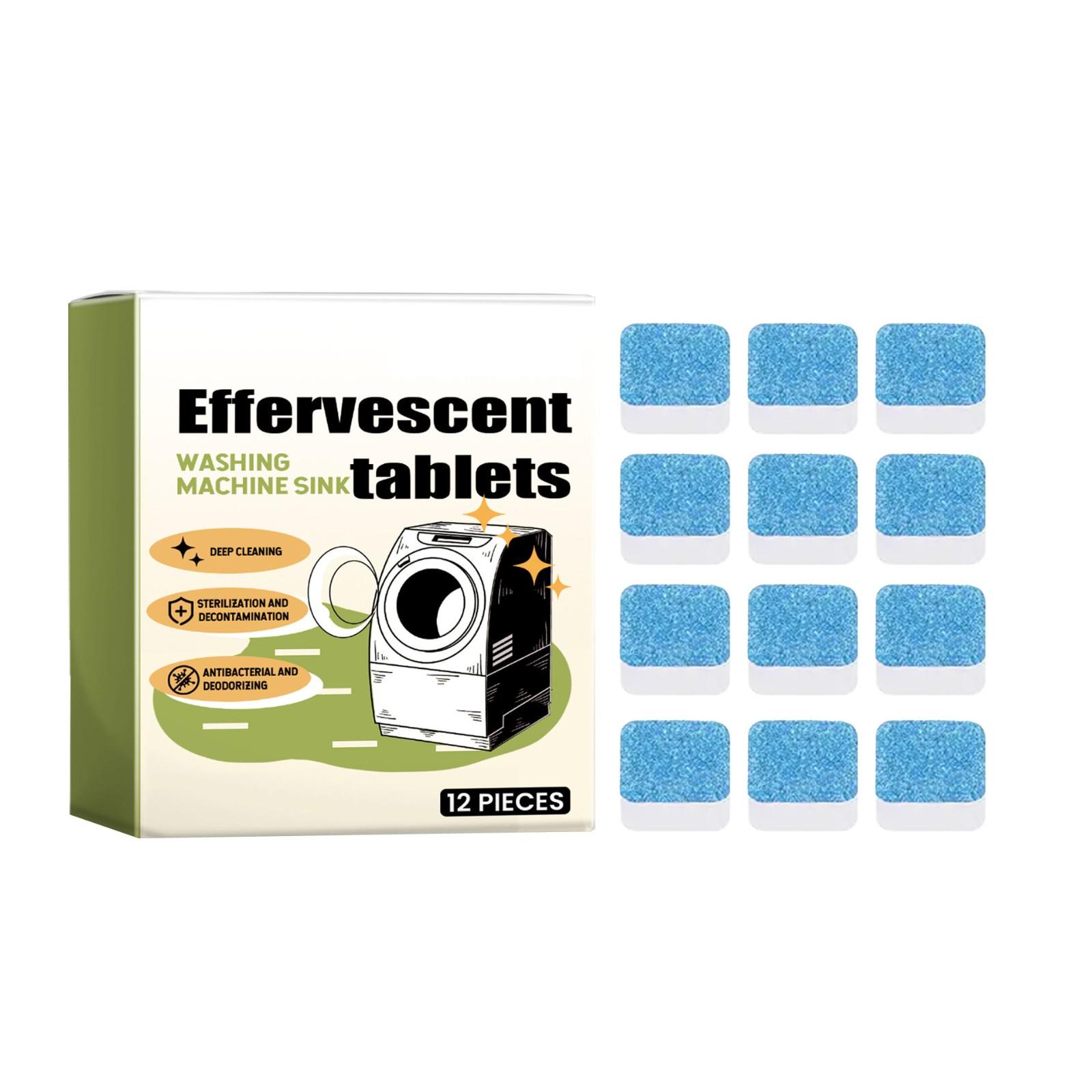 

Шипучая таблетка для чистки щелей стиральной машины, легко очищает от накипи и запаха. Таблетка для чистки щелей стиральной машины. One Size