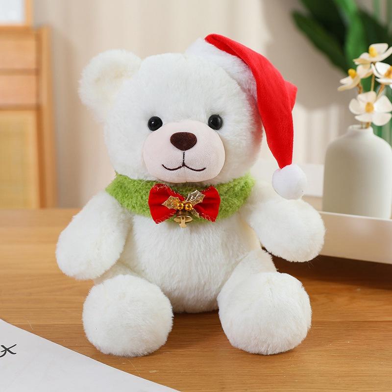 Christmas Teddy Bear Doll Plush Toy Bear Hug Bear Doll Children's Rag Doll Christmas Gift