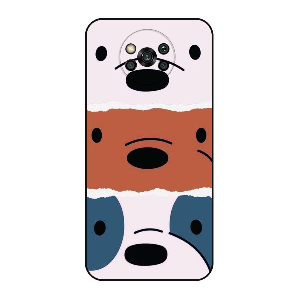 

Xiaomi Poco X3 Pro Чехлы для мобильных телефонов в виде ракушки Ice Bear Panda World Cup Чехлы для мобильных телефонов Xiaomi Poco X3 Pro 6,67 ; Черный Водонепроницаемый Poco X3 Pro