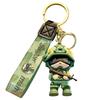 Camouflage Soldier Keychain: Cartoon Figure Pendant for Bags