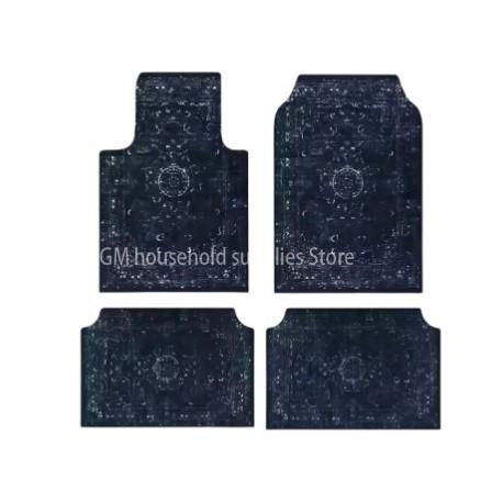 Bohemian Car Floor Mats Non Slip Soft Washable Universal Auto Foot Pads Vintage Interior Rugs