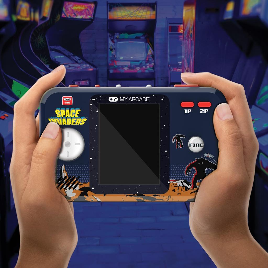 My Arcade Space Invaders Pocket Retro Portable Video Color Classic Birthday Gift Player Game, 2.75-inch Display, Arcade,