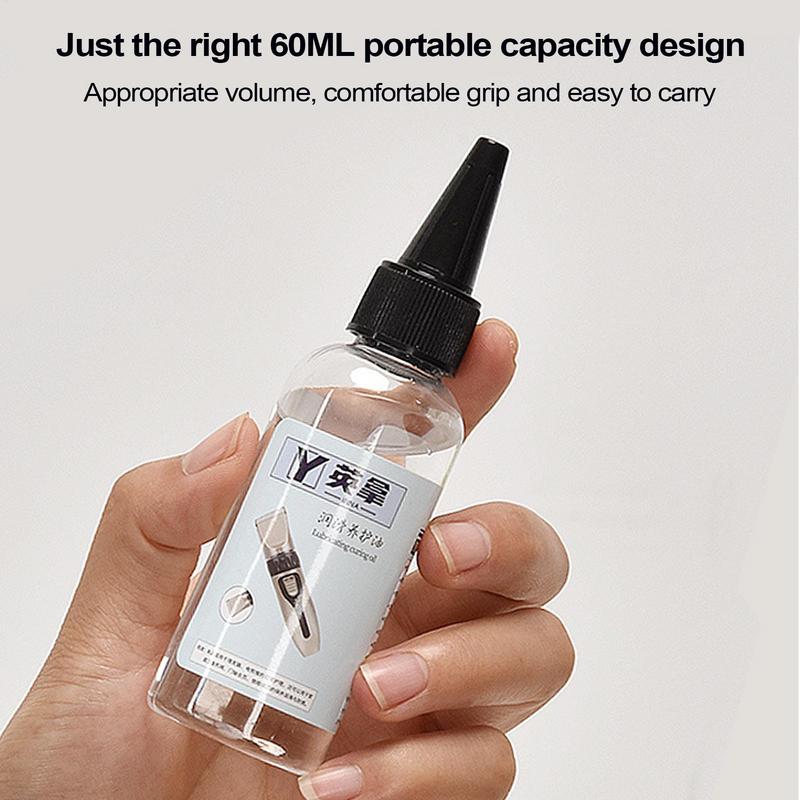 60ml Electric Clipper Shaver Maintenance Oil Rust Lubricant Hair Trimmer Blade Oil Prevent Rusting Sewing Hair Salon Clipper Oil