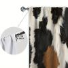 Set Of 2 Cow Pattern Printed Curtain Home Decor Window Treatment Bedroom Office Kitchen Living Room For Made Polyester With Rod Pocket