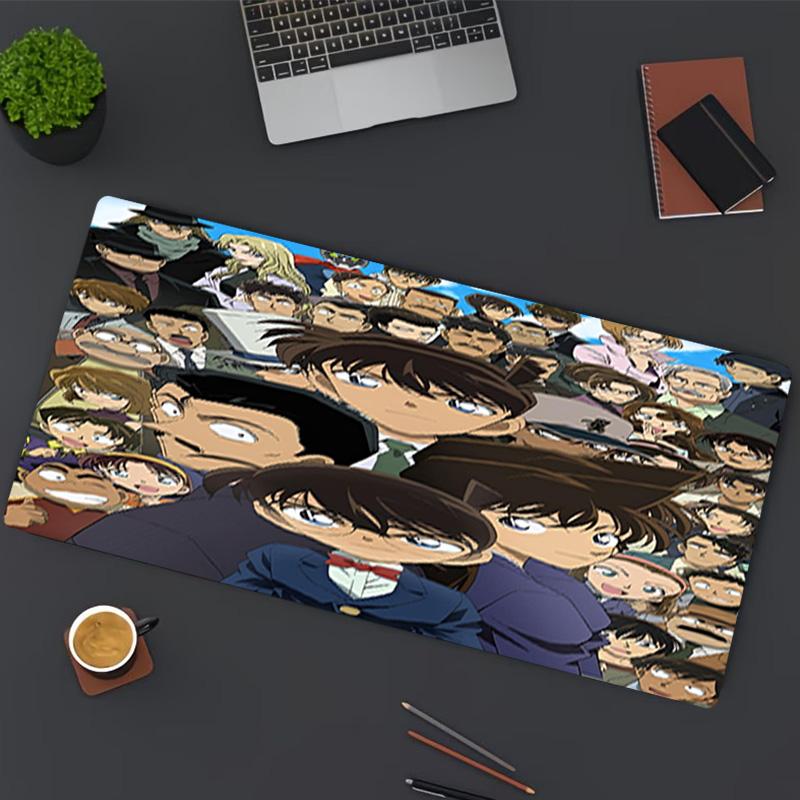 Detective Conan Print Mouse Pad, for Keyboard Pad Laptop PC Mat for Office Home Use, Desk Decor, Perfect Birthday Gift for Gamers