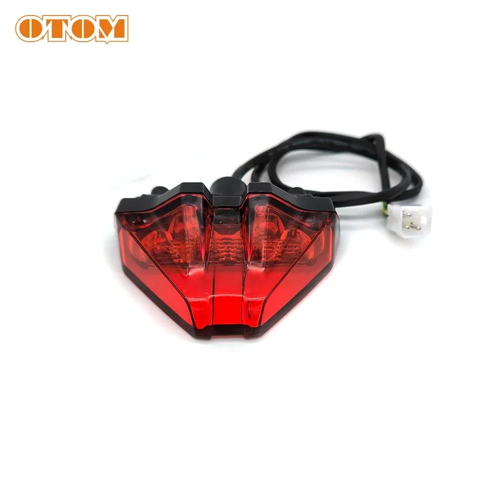 Motorcycle LED Tail Light Rear Fender Brake Stop License Plate Lamp Enduro Dirt Bike Taillight Bracket Holder For KTM 2024