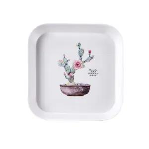 

Korean Cartoon Plastic Tray, Multifunction Snack Cake Plate, Spit Bone Dish, Small Disk, Home Kitchen Accessories Supplies