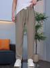 Spring and summer drape pants men's light luxury and silky anti-wrinkle drape pants straight pants autumn and winter versatile casual pants men