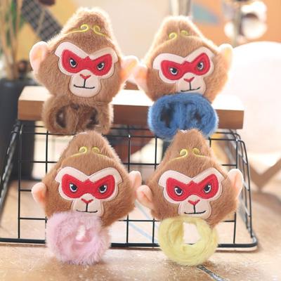 Cute Cute Sun Wukong Puppy Circle Pendant Plush Toy Doll Big Rag Doll Bag Hanging Decoration
