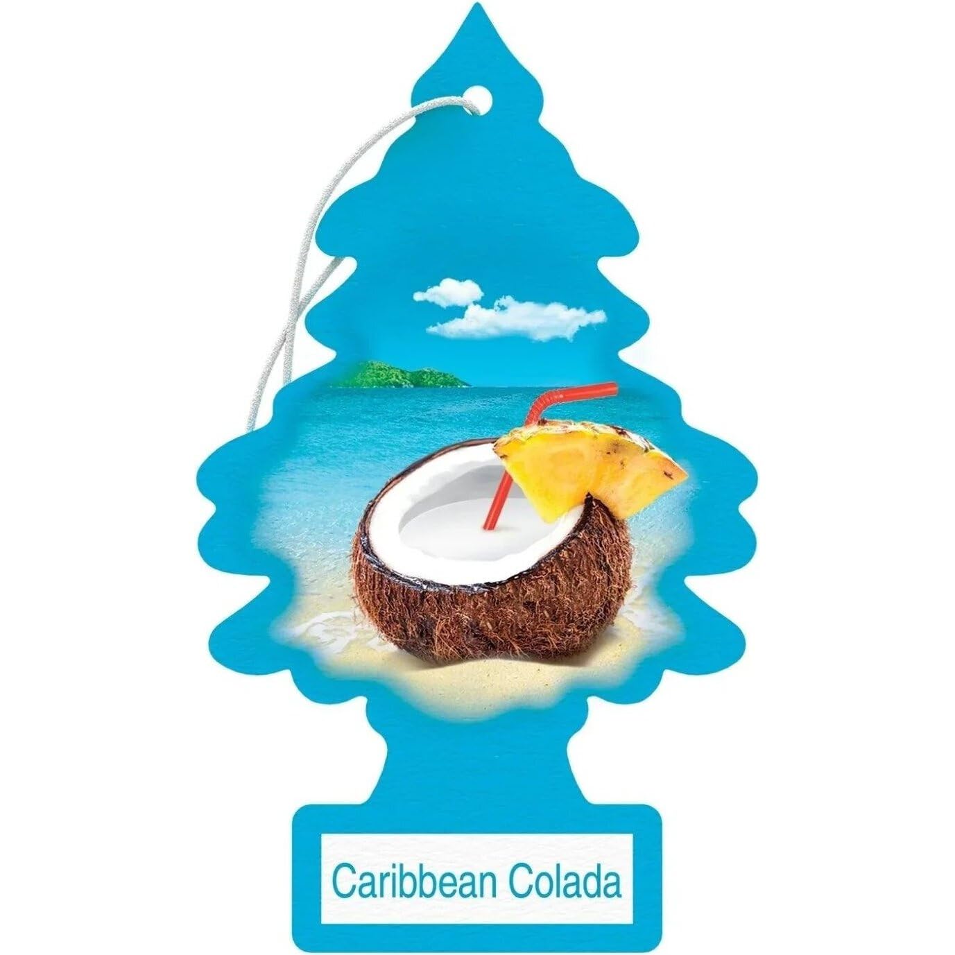 Little Tree Air Freshener 6pac [Carlibean Colada] Great value set