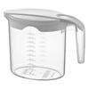 Plastic Jug for Drinks, Water, Juice, Lemonade, with Lid, 1L