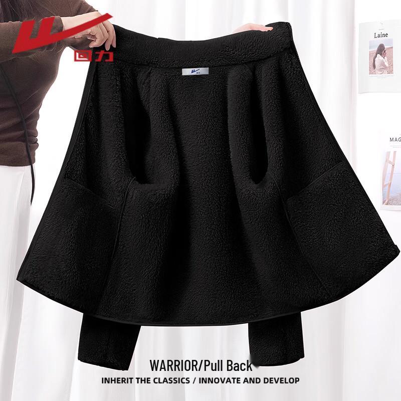 Warrior Women's Plush Stand-Collar Fleece Cardigan