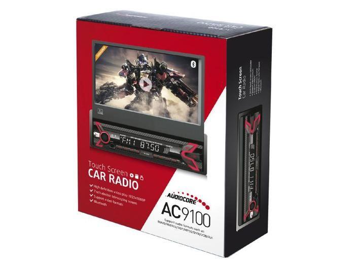 Autoradio multimédia - audiocore - 7" lcd - bluetooth mains libres - double-din - 1080p