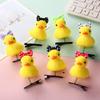 3D Tier Haarnadel Set von 5 für Mädchen Festival Niedliche Cartoon Hähnchen Seitenclip Erwachsene Kinder Familientreffen Party Haarnadel