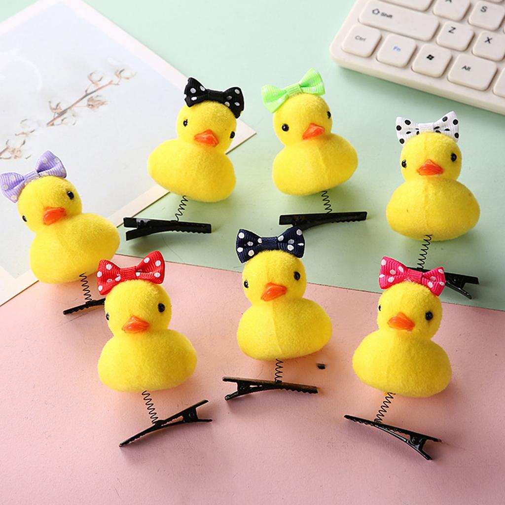 3D Tier Haarnadel Set von 5 für Mädchen Festival Niedliche Cartoon Hähnchen Seitenclip Erwachsene Kinder Familientreffen Party Haarnadel