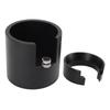Coffee Portafilter Holder with Dosing Funnel 58mm Aluminum Alloy Round Coffee Machine Portafilter Tamping Stand for Home Bar