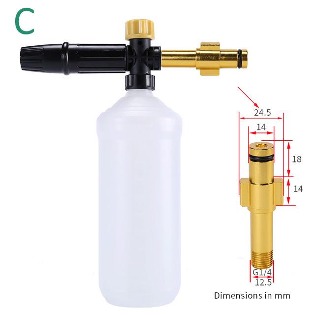 Pressure Washer Adjusable Foam Cannon Car Washer Snow Foam Lance High Pressure Soap Foamer Foam Generator Car Foam Cleaner Spray