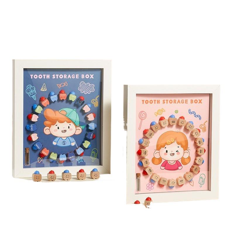 Children's Tooth Storage & Keepsake Box: Boy/Girl Baby Tooth Collection