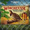 Metal Poster Pheasant Hunting Scene Vintage Wall Art Decor 8x12 Inch for Cafe
