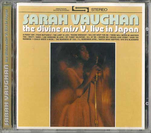 

CD SARAH VAUGHAN - The Dive Miss V.live In Japan JLCD61018 RED LINE Italy Jazz Used
