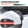 For 2PCS Car Rearview Mirror Rain Eyebrow Sticker Auto Accessories RX350 IS250 IS200 GS300 LX570 RC350 UX250h ES350